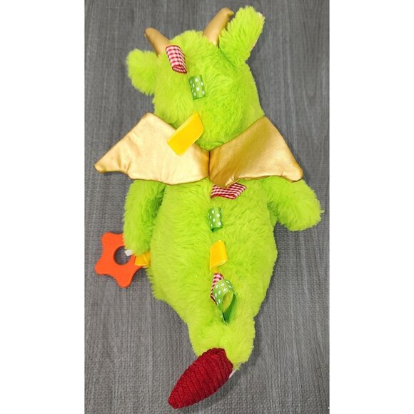 Make Believe Ideas Dragon Sensory Snuggables Plush Taggies Rattle Stuffed Animal - Picture 3 of 6